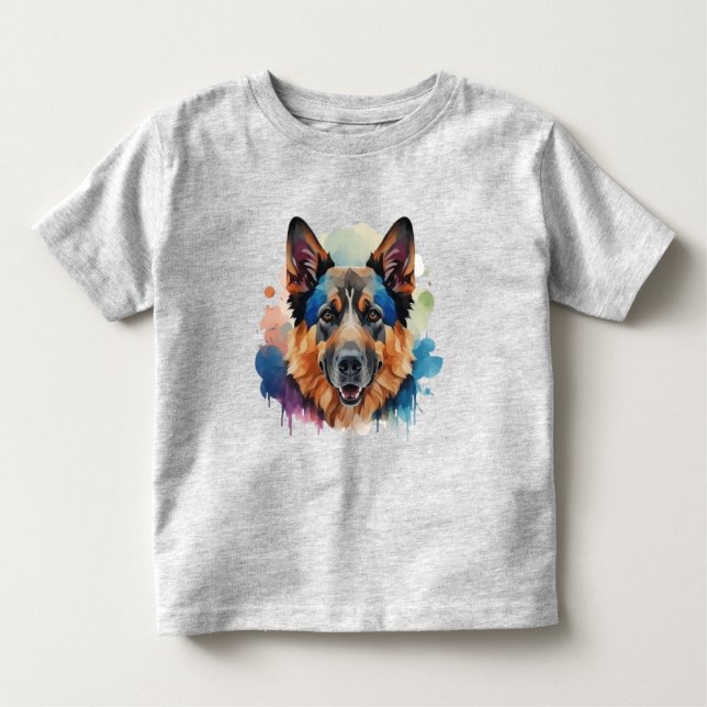 Camiseta De Bebé Ideas de regalo de perro pastor alemán (Anverso)
