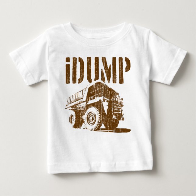 Camiseta De Bebé iDUMP (vintage) (Anverso)