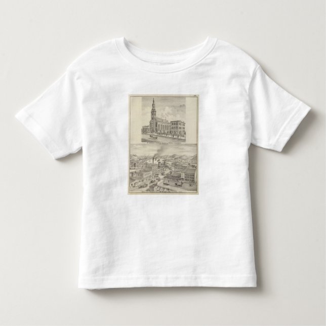 Camiseta De Bebé Iglesia católica y escuela de St Lawrence (Anverso)