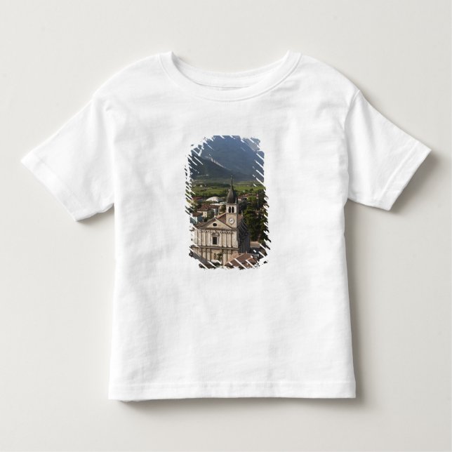 Camiseta De Bebé Iglesia colegiada en la mañana, Arco, Trento (Anverso)