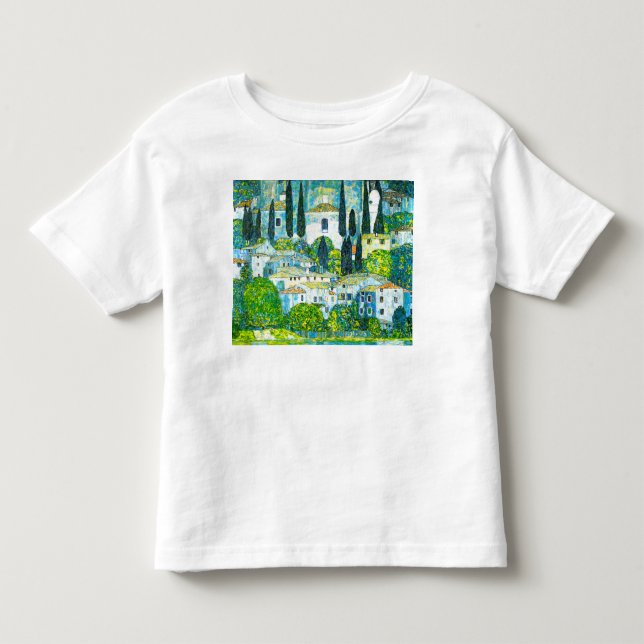 Camiseta De Bebé Iglesia de Cassone Gustav Klimt (Anverso)