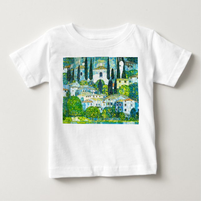 Camiseta De Bebé Iglesia de Cassone Gustav Klimt (Anverso)