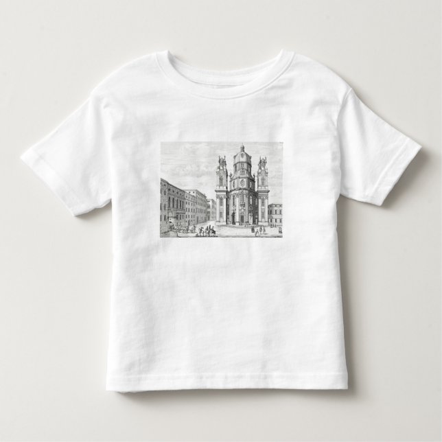 Camiseta De Bebé Iglesia de Notre Dame, Salzburg, Austria, de 'Ent (Anverso)