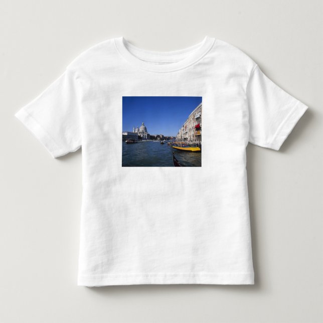Camiseta De Bebé Iglesia de Santa Maria della Salute y Grand (Anverso)