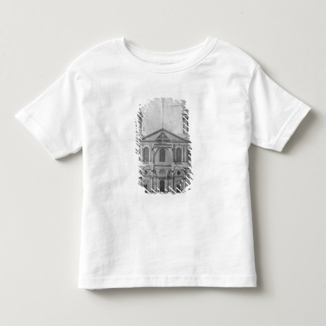 Camiseta De Bebé Iglesia del Santo-Sulpice (Anverso)