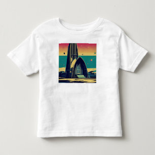 Camiseta De Bebé Iglesia Futurista de SF 3