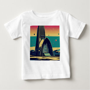 Camiseta De Bebé Iglesia Futurista de SF 3