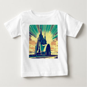 Camiseta De Bebé Iglesia Futurista de SF 3