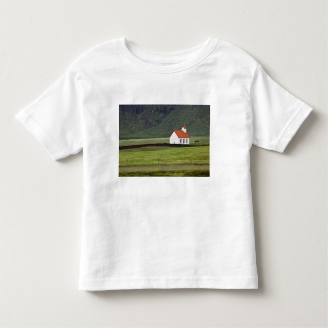 Camiseta De Bebé Iglesia luterana, Islandia (Anverso)