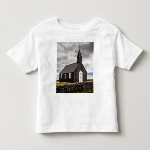 Camiseta De Bebé Iglesia Negra De Budir, Islandia