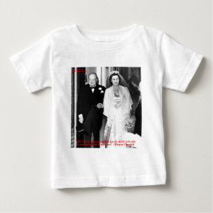 Camiseta De Bebé Iglesia y famosa cita de matrimonio