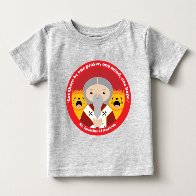 Camiseta De Bebé Ignacio de Antioquía (Anverso)