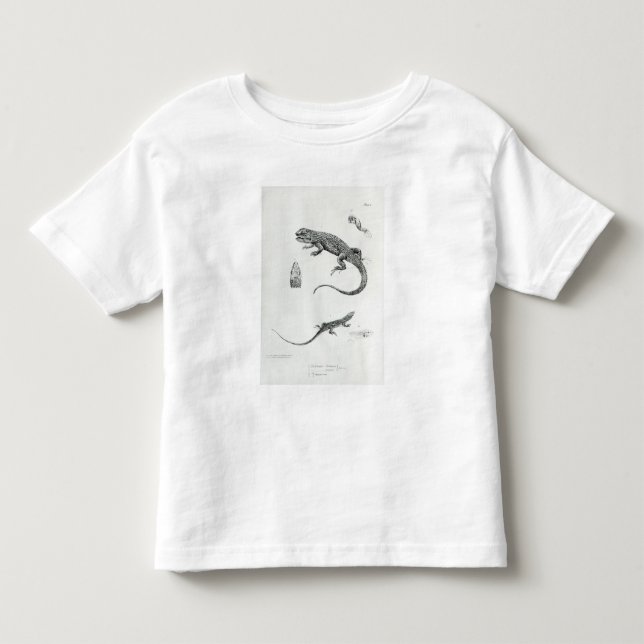 Camiseta De Bebé Iguana escalonada (Anverso)