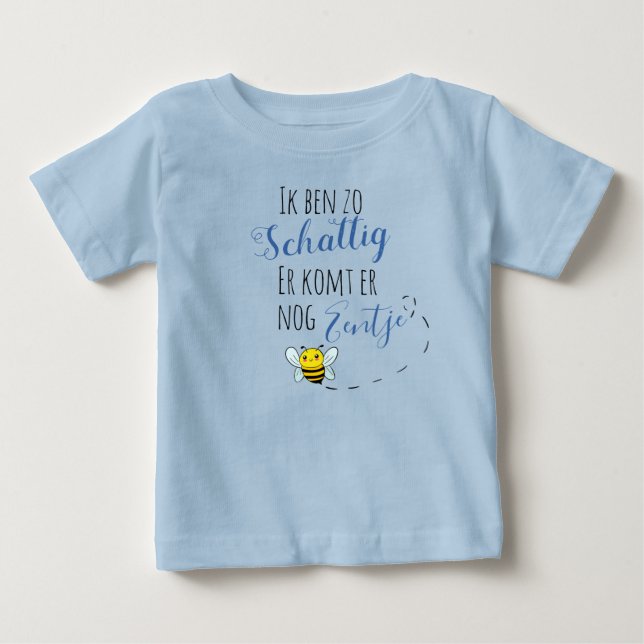 Camiseta De Bebé Ik ben zo schattig. Verasación de Zwangerschap (Anverso)