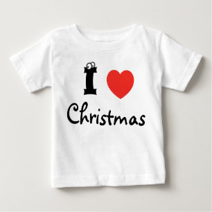 Camiseta De Bebé Ik houd van kerst