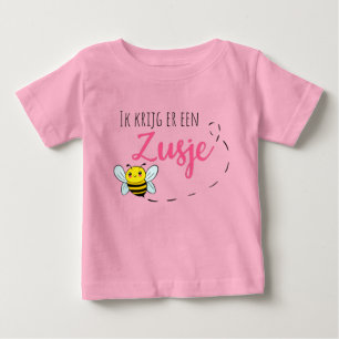 Camiseta De Bebé Ik krijg en zusje bij
