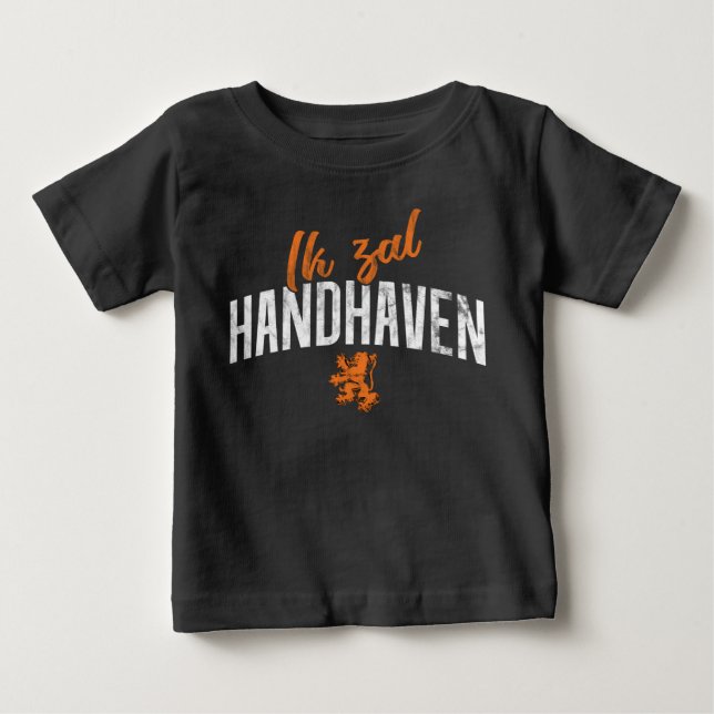 Camiseta De Bebé Ik Zal Handhaven Dutch Motto   (Anverso)