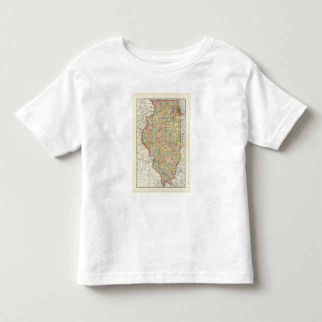 Camiseta De Bebé Illinois (Anverso)