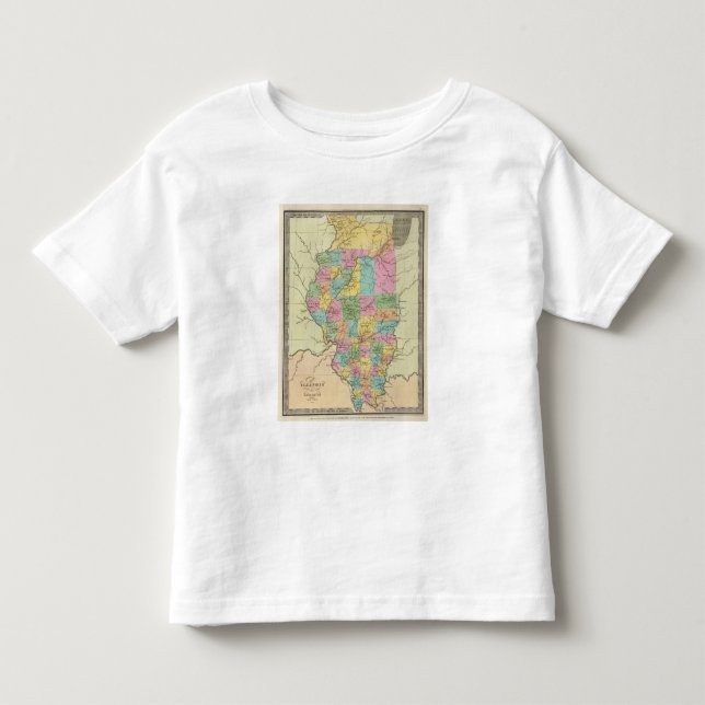 Camiseta De Bebé Illinois (Anverso)