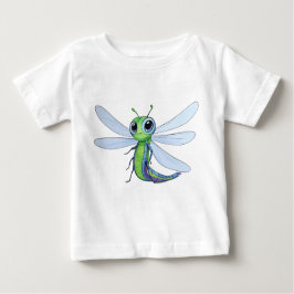 Camiseta De Bebé Illustration avec une libellule cartoon