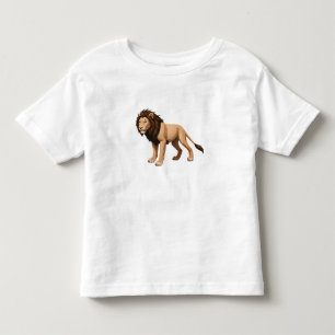 Camiseta De Bebé Illustrative Lion with Full Brown Mane