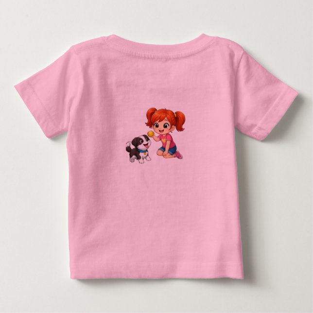 Camiseta De Bebé Illustrazioni Giocose (Reverso)