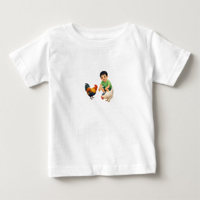 Camiseta De Bebé Illustrazioni Giocose (Anverso)