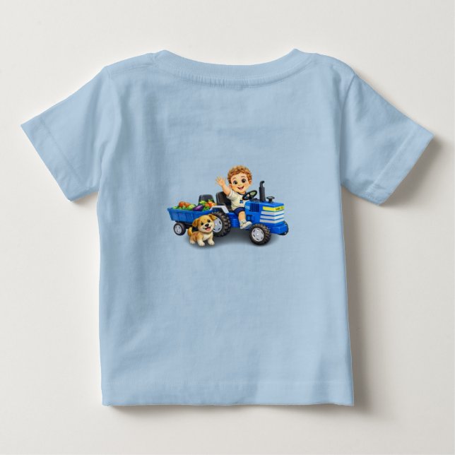 Camiseta De Bebé Illustrazioni Giocose (Reverso)