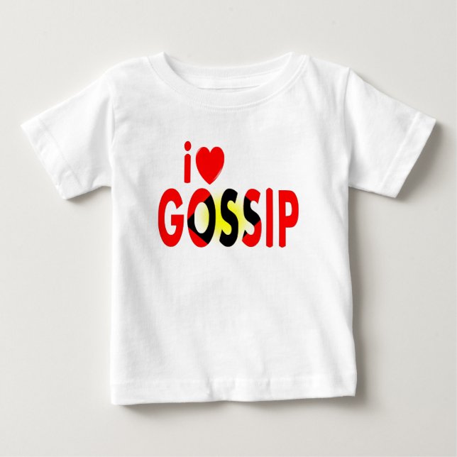 Camiseta De Bebé ilove GOSSIP (Anverso)