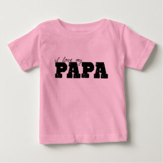 Camiseta De Bebé ILoveMyPapa