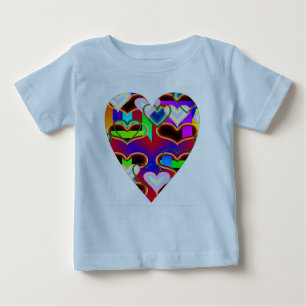 Camiseta De Bebé Ilusión de los corazones por Kenneth Yoncich