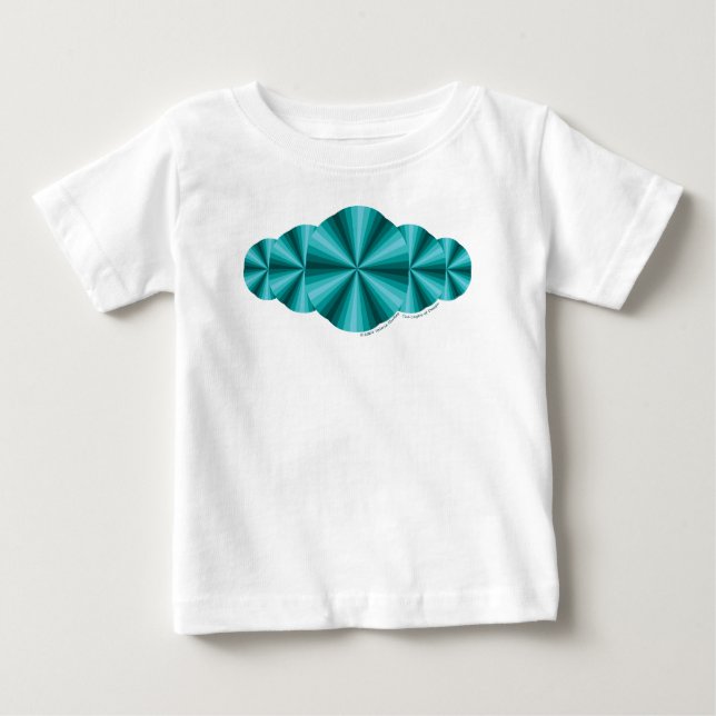 Camiseta De Bebé Ilusión óptica Aqua Kid's y Baby Light Shirt (Anverso)
