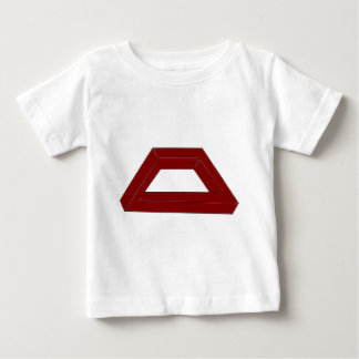 Camiseta De Bebé Ilusión óptica del trapezoide imposible