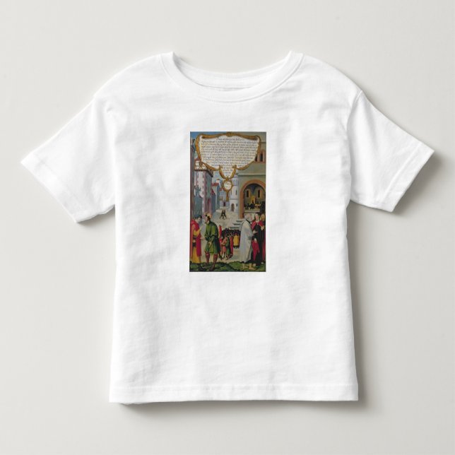 Camiseta De Bebé Ilustracion a la enseñanza de Cristo (Anverso)