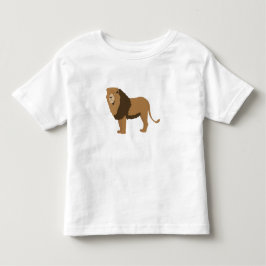 Camiseta De Bebé Ilustracion animal de león de la jungla