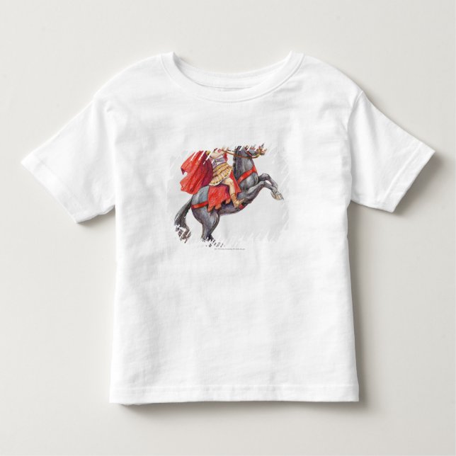 Camiseta De Bebé Ilustracion de Alexander el grande (Anverso)