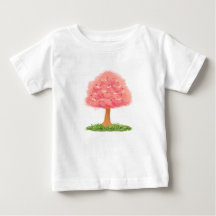 "Ilustracion de árbol rosado lindo - Naturaleza ac