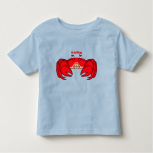 Camiseta De Bebé Ilustracion de cangrejo rojo