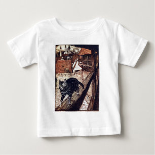 Camiseta De Bebé Ilustración de Castle Cat Rackham