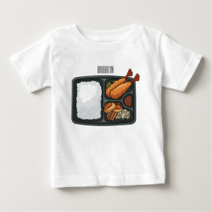 Camiseta De Bebé Ilustración de dibujos animados de Bento  