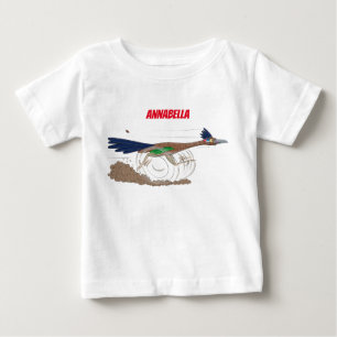 Camiseta De Bebé Ilustración de dibujos animados divertida de un av