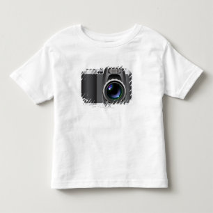 Camiseta De Bebé Ilustracion de Digitaces de la cámara digital