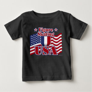 Camiseta De Bebé Ilustración de EE.UU.