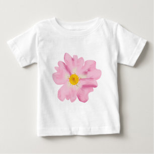 Camiseta De Bebé Ilustracion de flor rosa