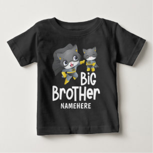 Camiseta De Bebé Ilustración de gato superhéroe del Gran Hermano co