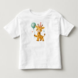 Camiseta De Bebé Ilustración de George Jirafa para fiesta de animal