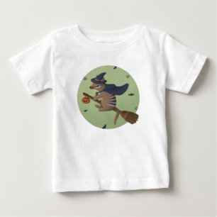 Camiseta De Bebé Ilustracion de Halloween: número del asistente