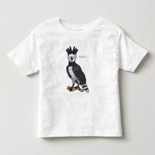 Camiseta De Bebé Ilustracion de Harpy Eagle personalizado