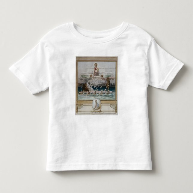 Camiseta De Bebé Ilustracion de la comedia divina" 2 de Dante " (Anverso)