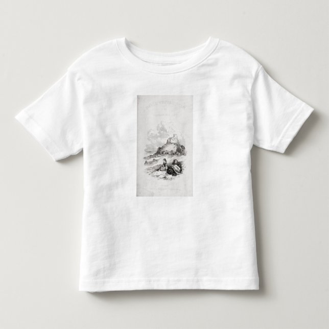 Camiseta De Bebé Ilustracion de la página de título de 'David (Anverso)
